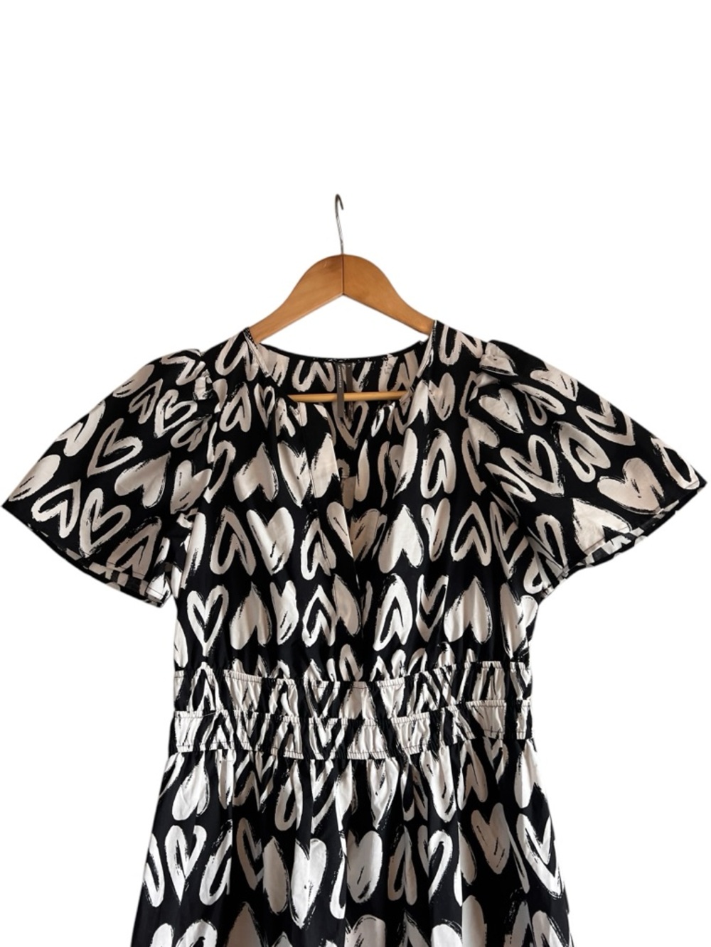 Anthropologie Somerset maxi dress in heart print size size S excellent condition - Picture 4 of 14